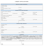 Credit Application